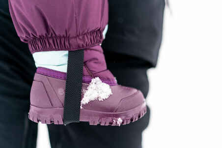 Baby Snow Boots, Baby Après-Ski WARM Purple and Turquoise