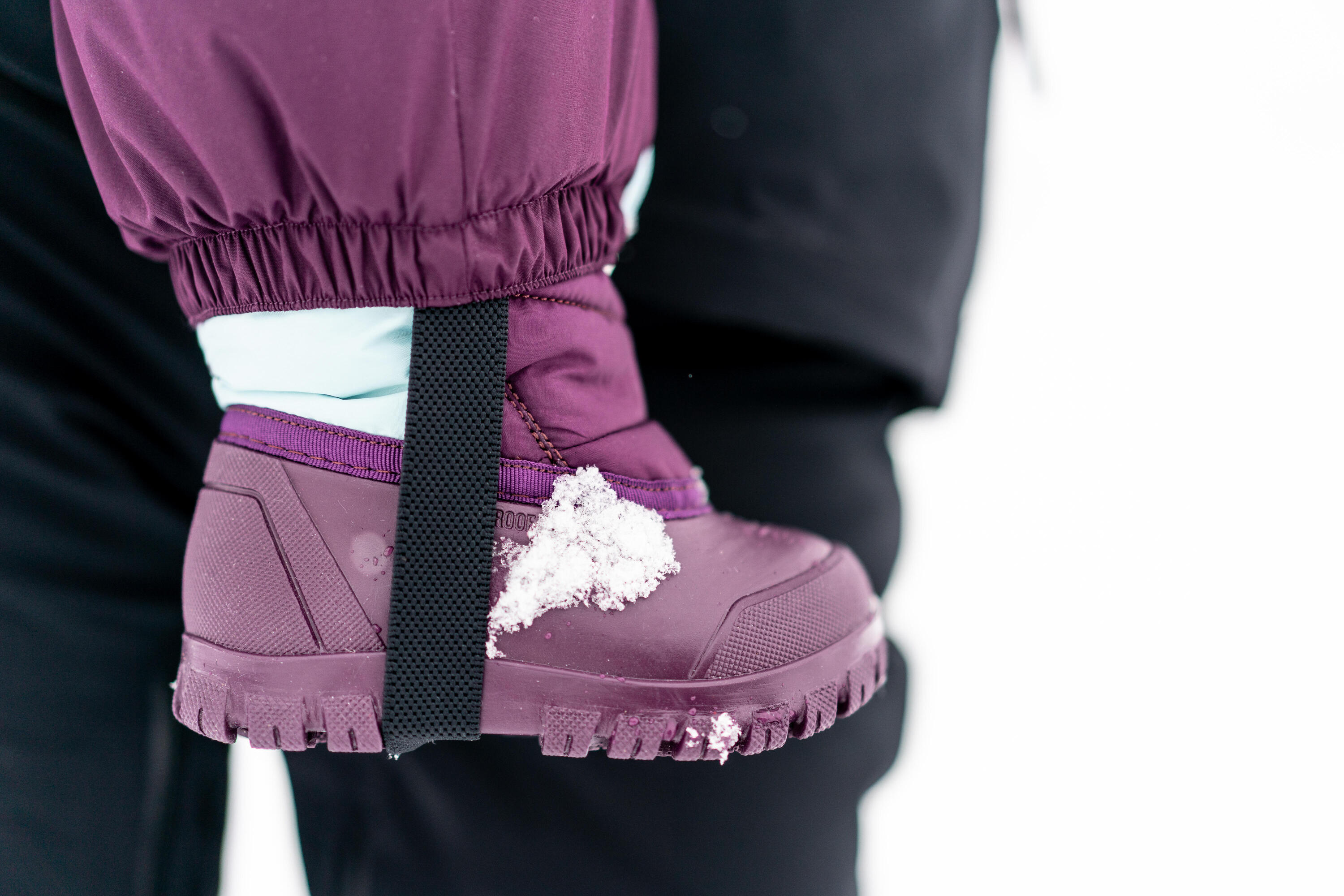 Baby Snow Boots, Baby Après-Ski WARM Purple and Turquoise 2/19