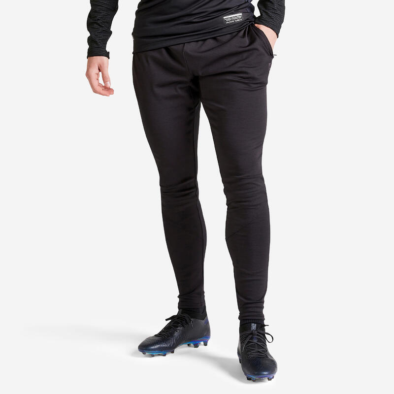 Pantalon de trening Fotbal CLR negru Adulţi 