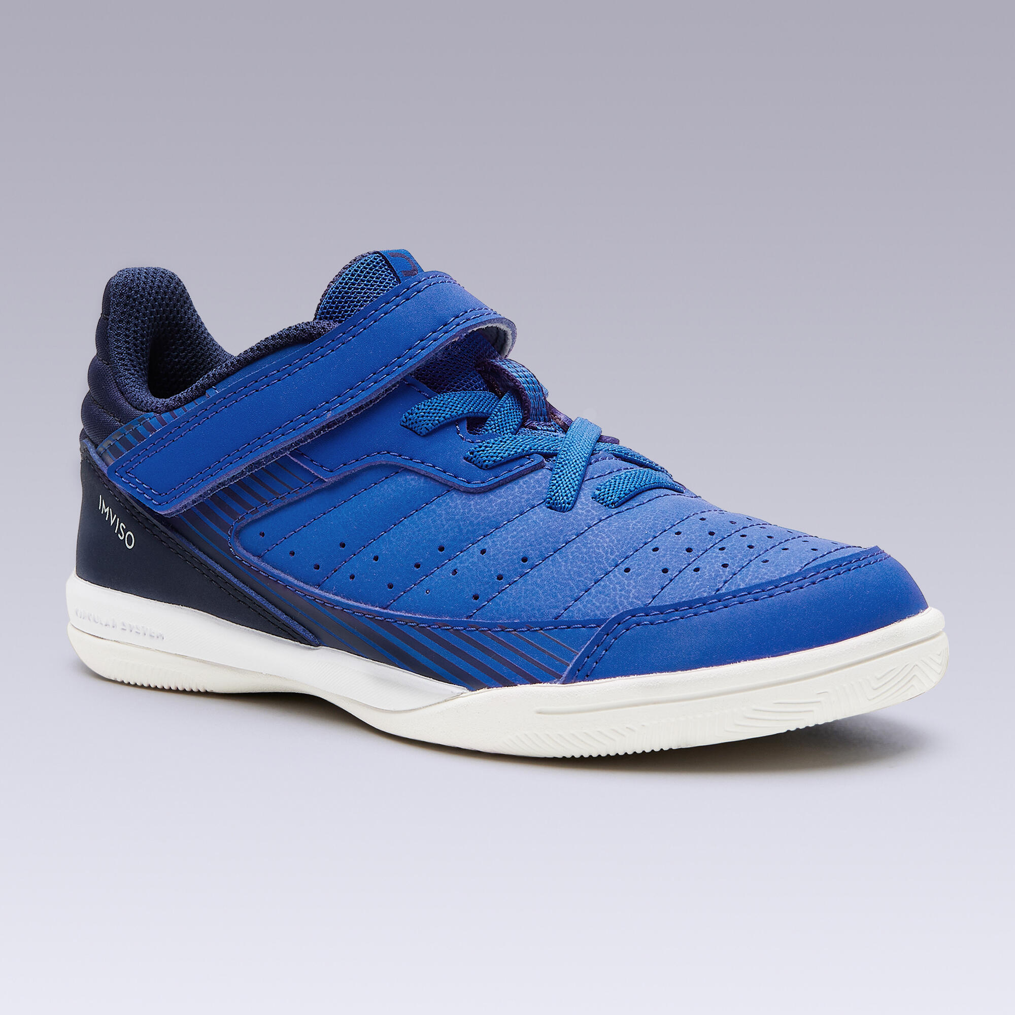 Kids' Futsal Trainers Eskudo 500 - Blue 5/9