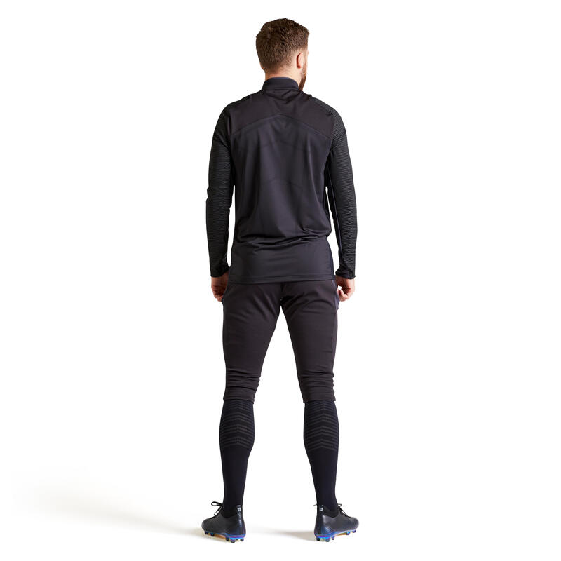 Pantalon de trening Fotbal CLR negru Adulţi 