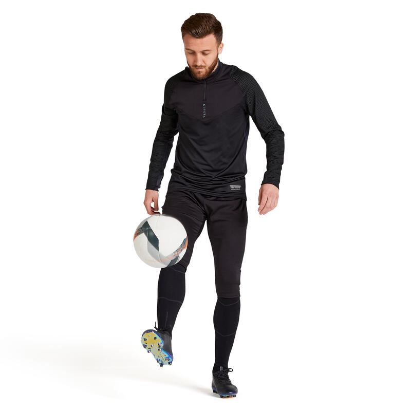 Pantalon de trening Fotbal CLR negru Adulţi 