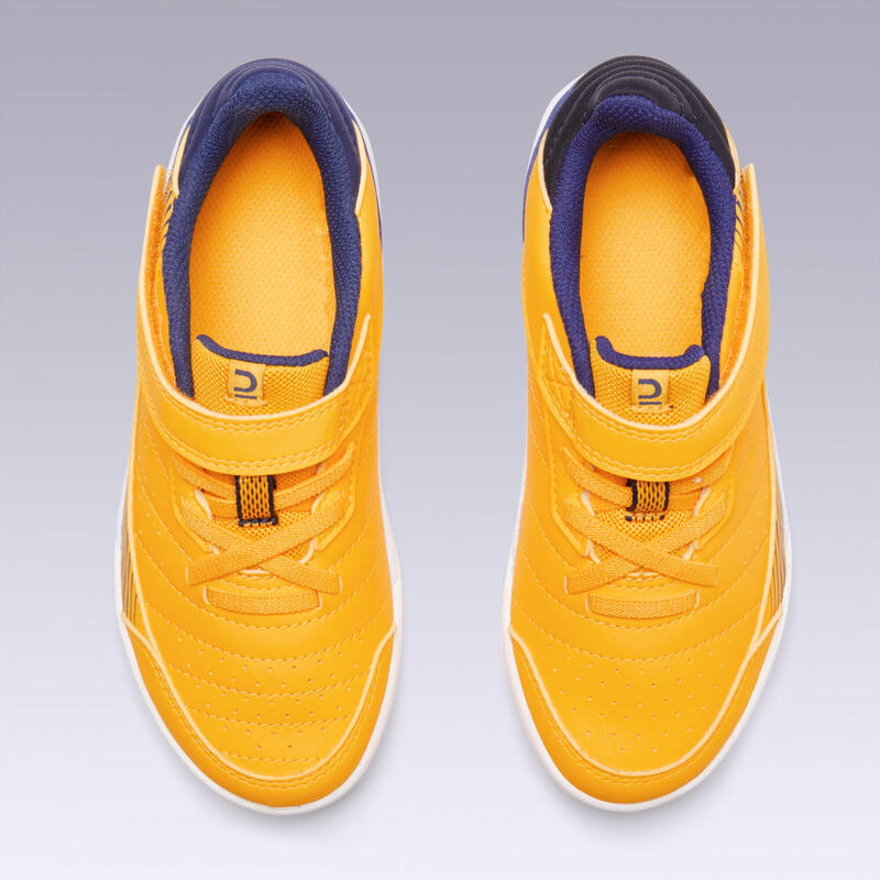 Chaussures de Futsal ESKUDO 500 KD Jaune-Bleu