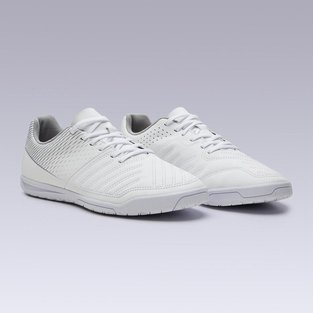 PATIKE ZA FUTSAL 100 ZA ODRASLE - BELE