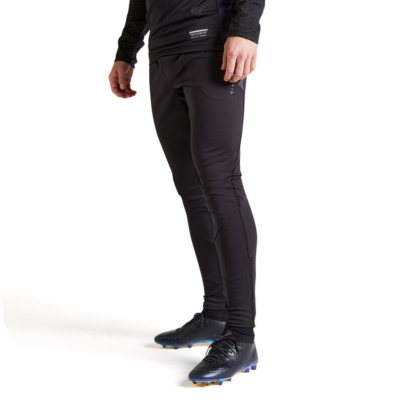 Pantalon de trening Fotbal CLR negru Adulţi 