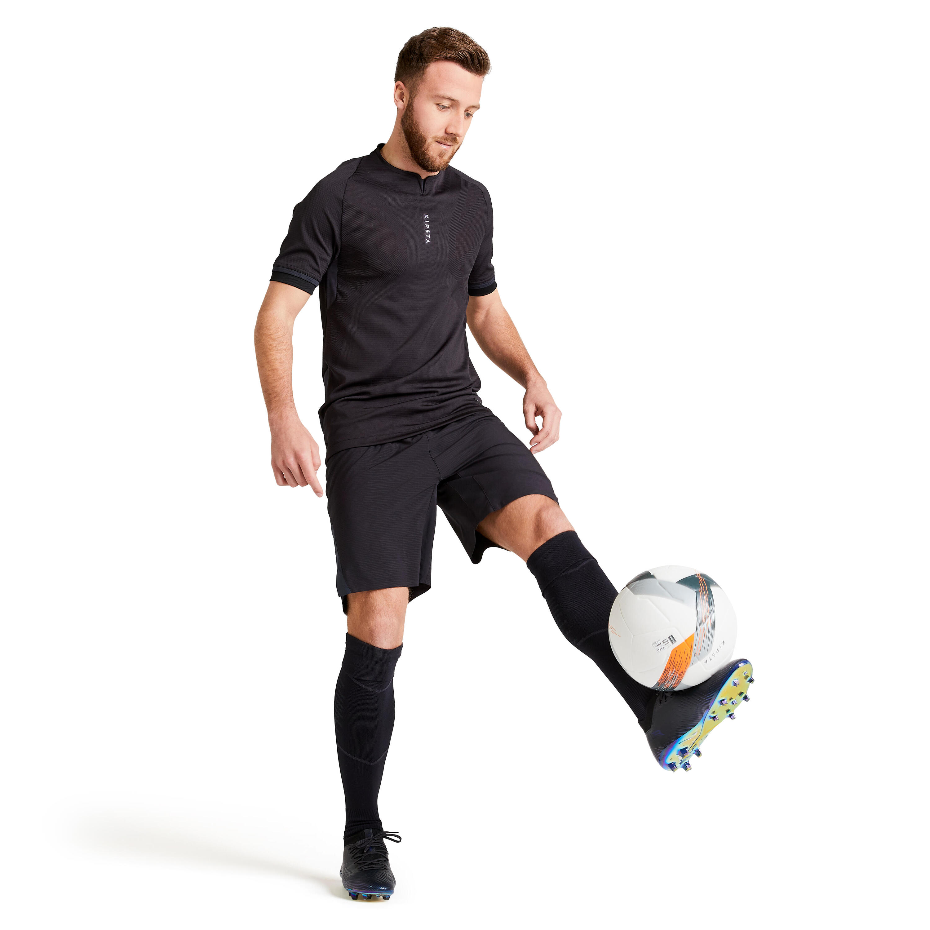 Adult Football Shorts CLR - Black 5/8