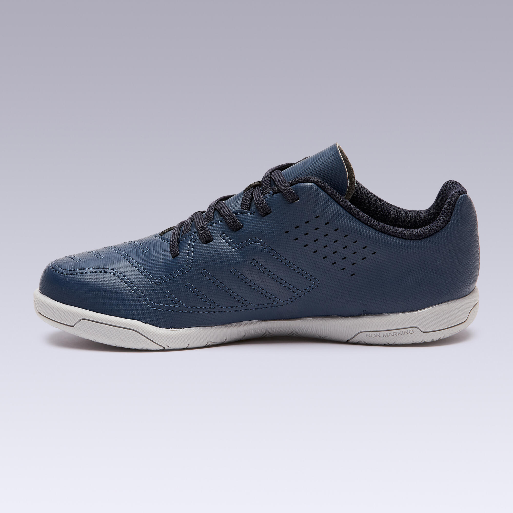 Kids' Futsal Trainers 100 - Blue/Grey 3/7