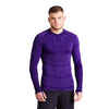 Keepdry 500 Men's Football Long-Sleeved Base Layer - purple