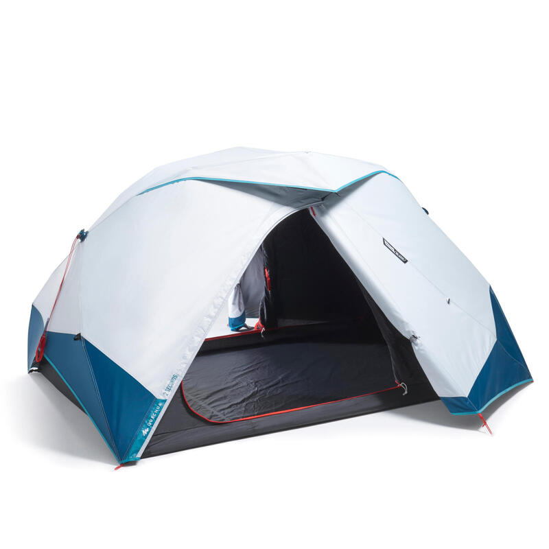 Dizziness Inclined Miscellaneous Opinii clienți: Cort camping 2 Seconds Easy Fresh&Black 2 Persoane Decathlon