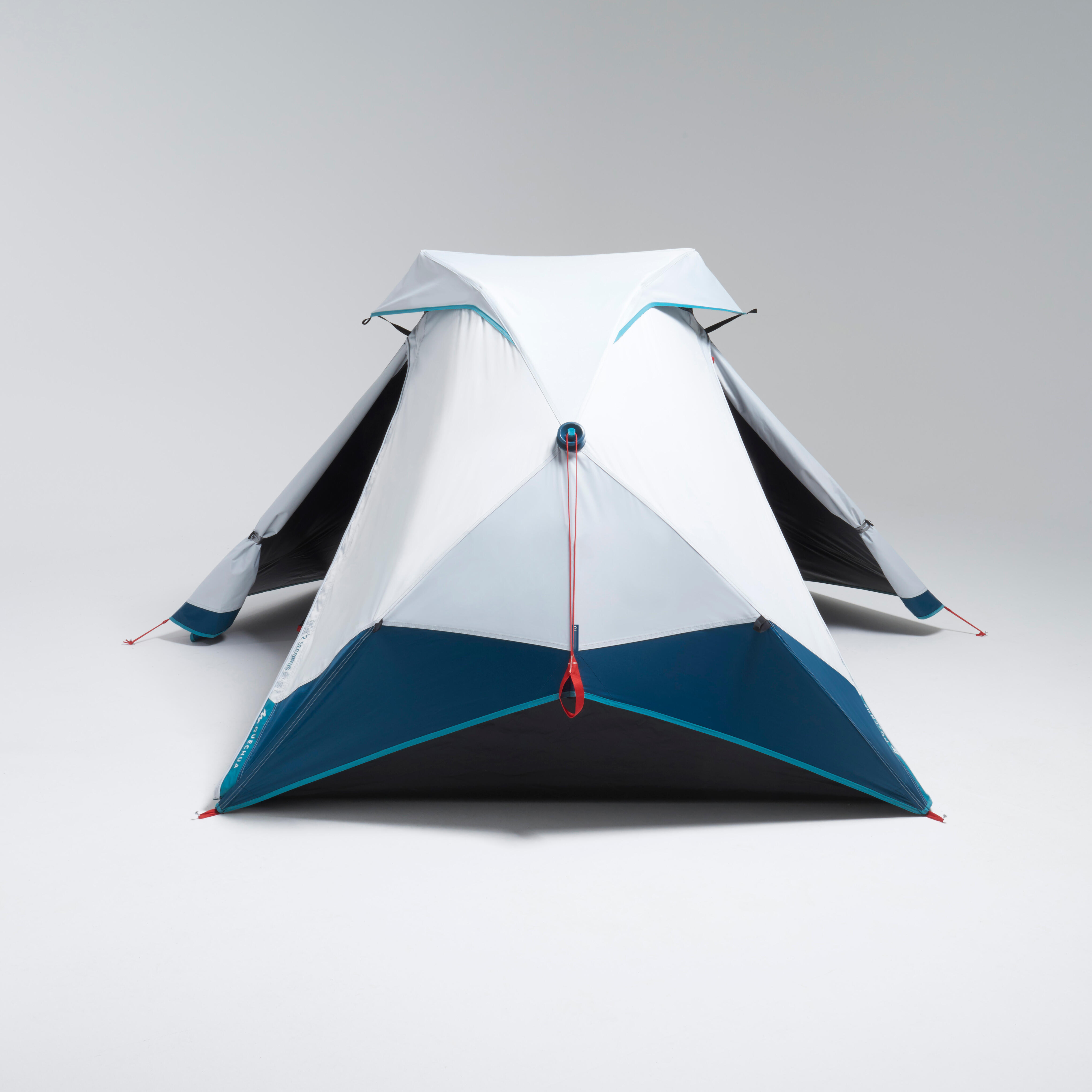 2-person Camping Tent, 2 Seconds Easy Fresh & Black - QUECHUA