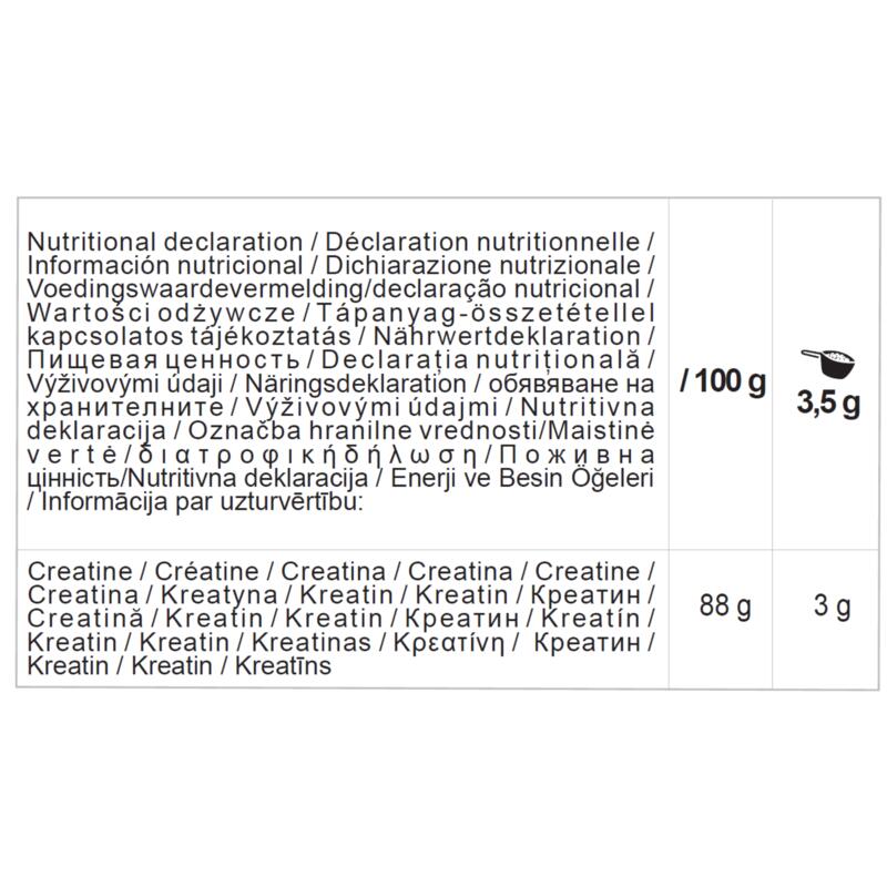Creapure® Certified Creatine 300 g - Neutral