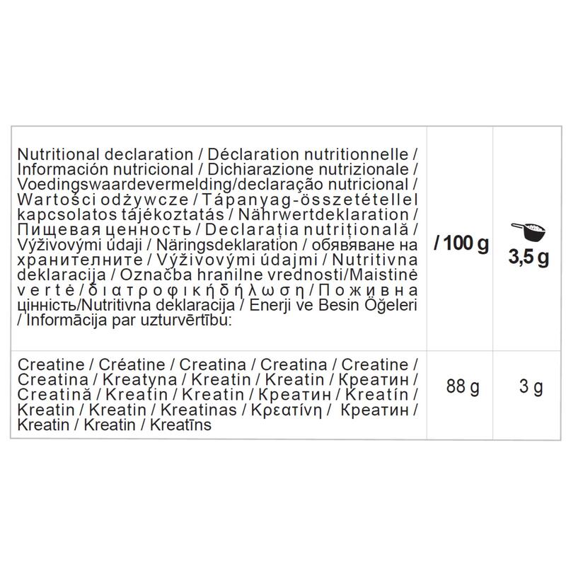 Creatina monohidrato musculación sello calidad Creapure® neutra 300g
