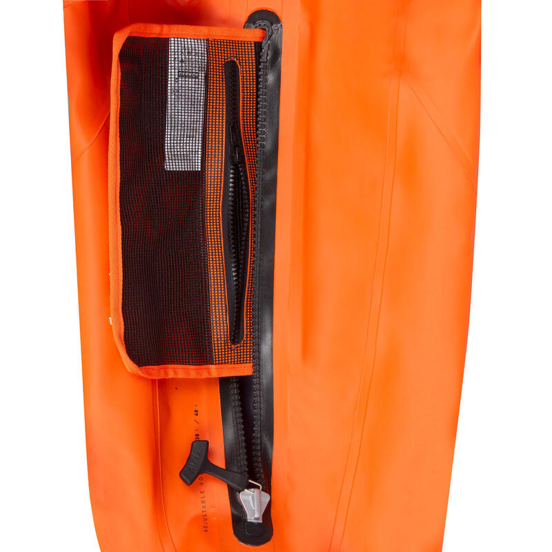 SAC ETANCHE MODULABLE, DE PONT POUR LE KAYAK, LE SUP OU LA VOILE DE 30 A 40 L