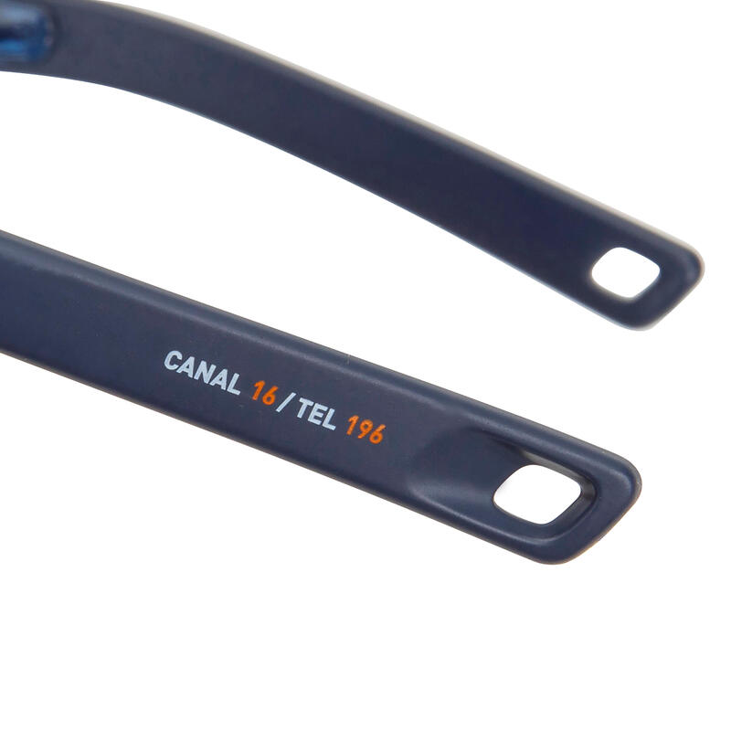 Lunettes de soleil polarisées flottantes voile adulte 100 taille M Bleu SNSM