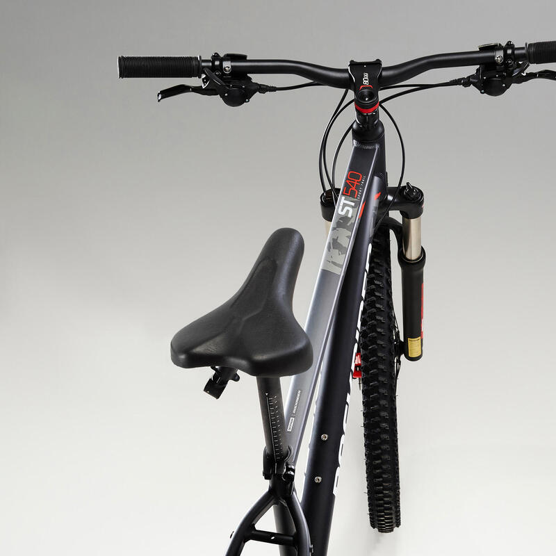 MTB kerékpár ST 540, 27,5” fekete, piros