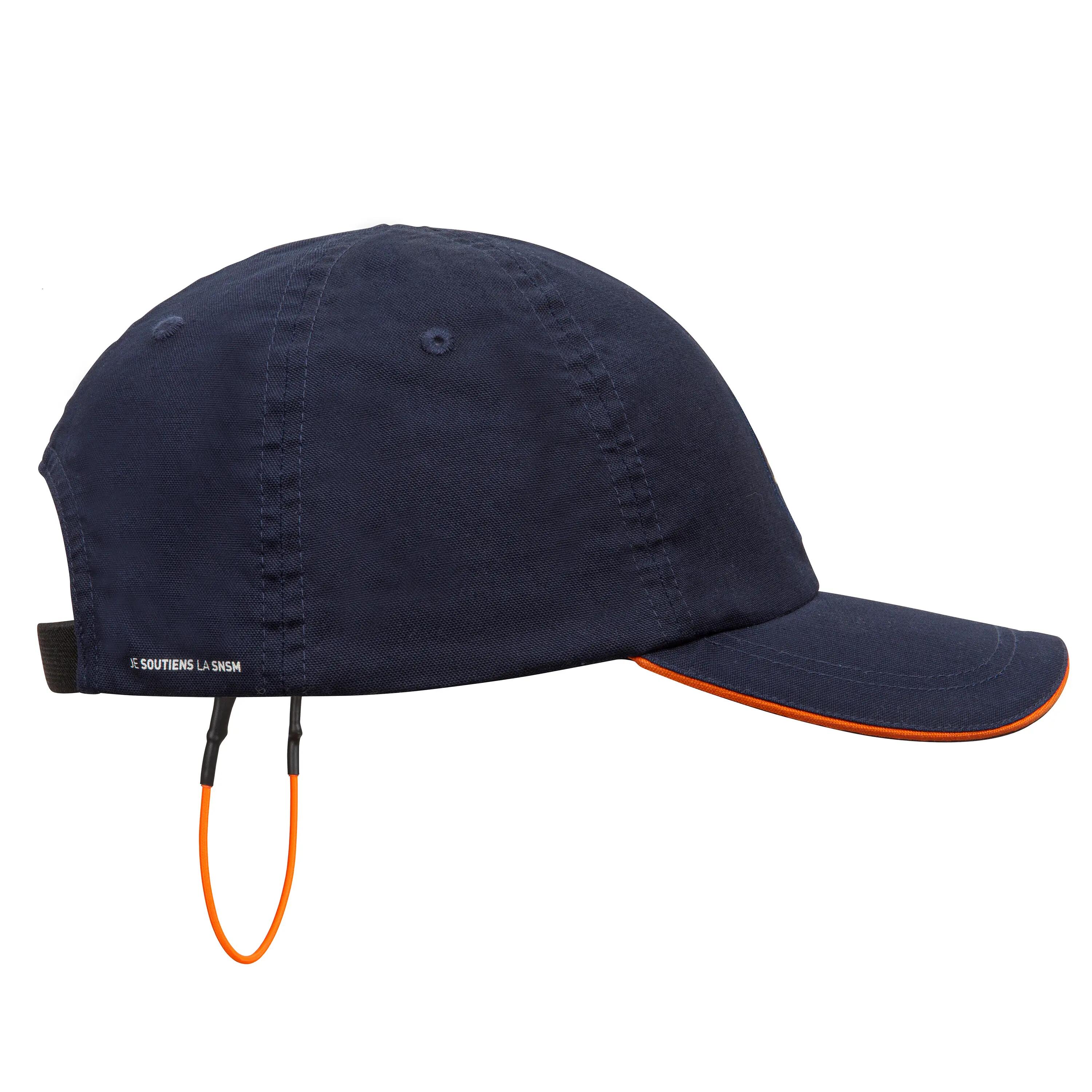 Adult Sailing Cap SAILING 100 - Navy Blue SNSM 5/7