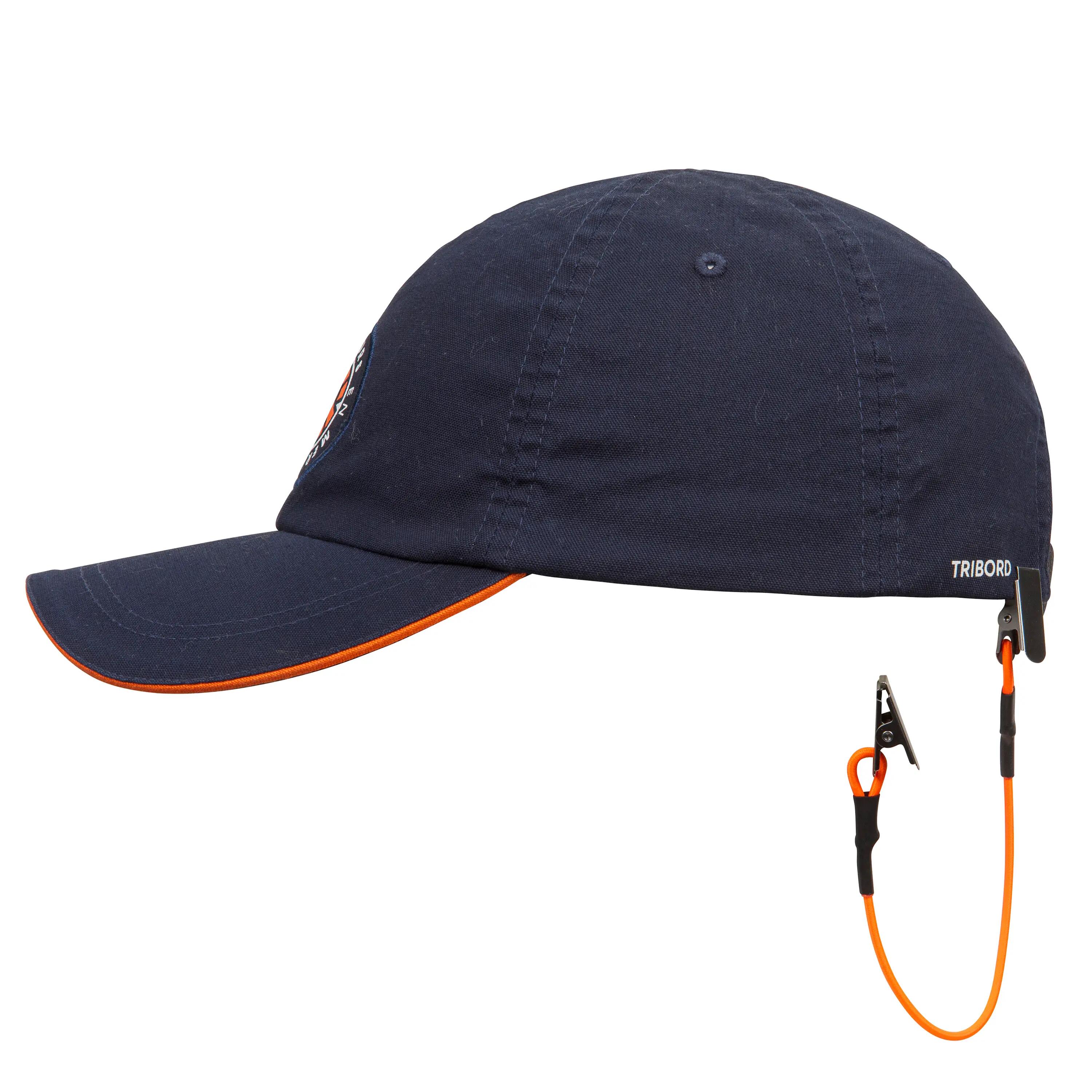 Adult Sailing Cap SAILING 100 - Navy Blue SNSM 3/7