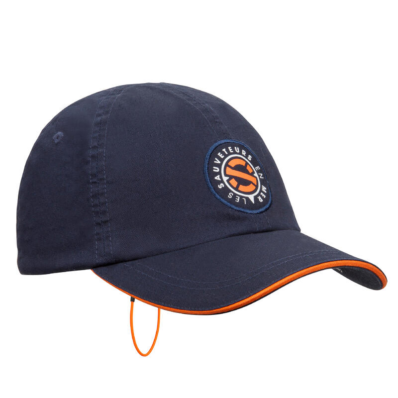 Casquette voile Adulte SAILING 100 Bleu marine SNSM