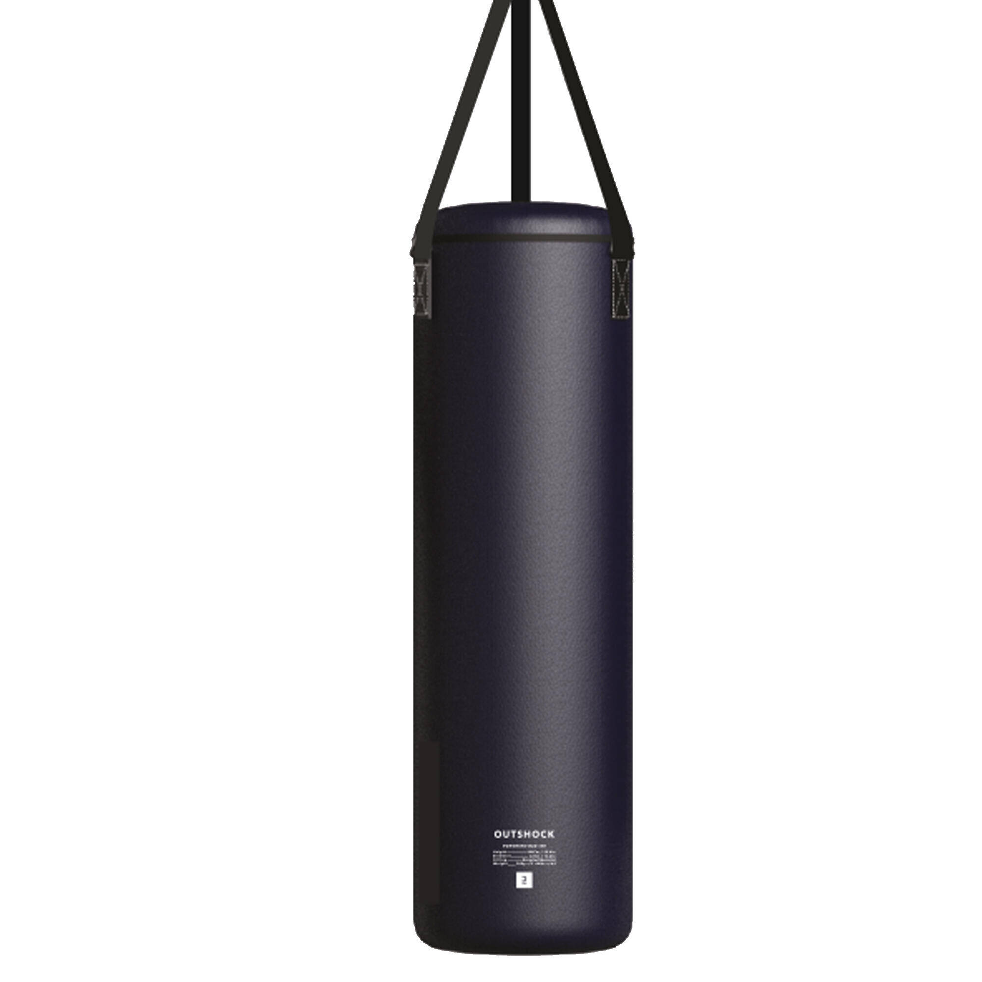 Adult Punching Bag, Cushioned, 20kg with PVC Bag Cover - Night Blue