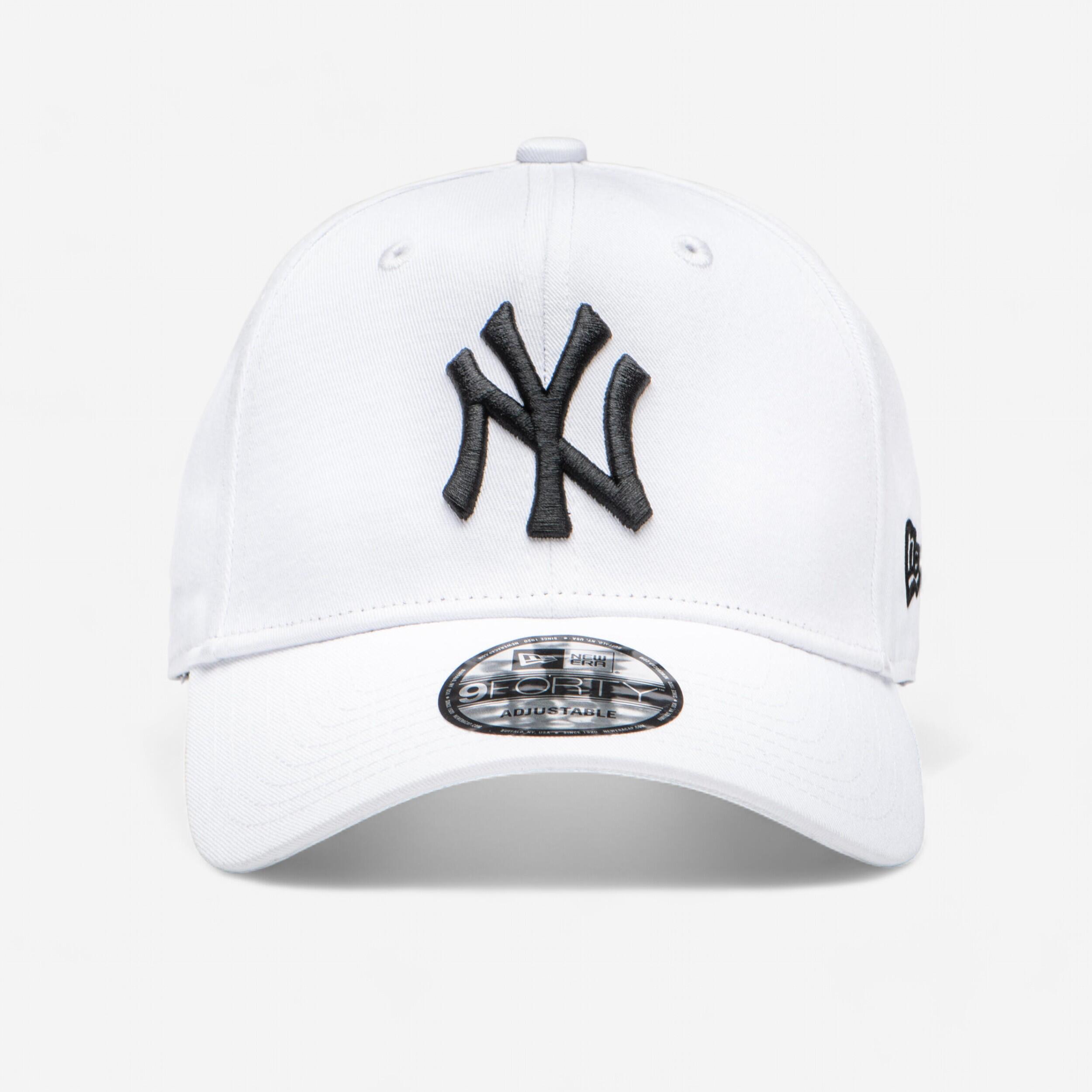 Cappellino baseball adulto MLB NEW ERA 9FORTY NEW YORK YANKEES bianco-nero  NEW ERA | DECATHLON