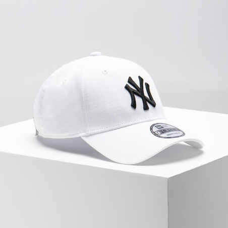 Suaugusiųjų beisbolo kepuraitė „MLB New Era 9Forty New York Yankees“, balta