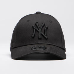 Baseballpet voor volwassenen MLB New Era 9FORTY New York Yankees zwart/zwart