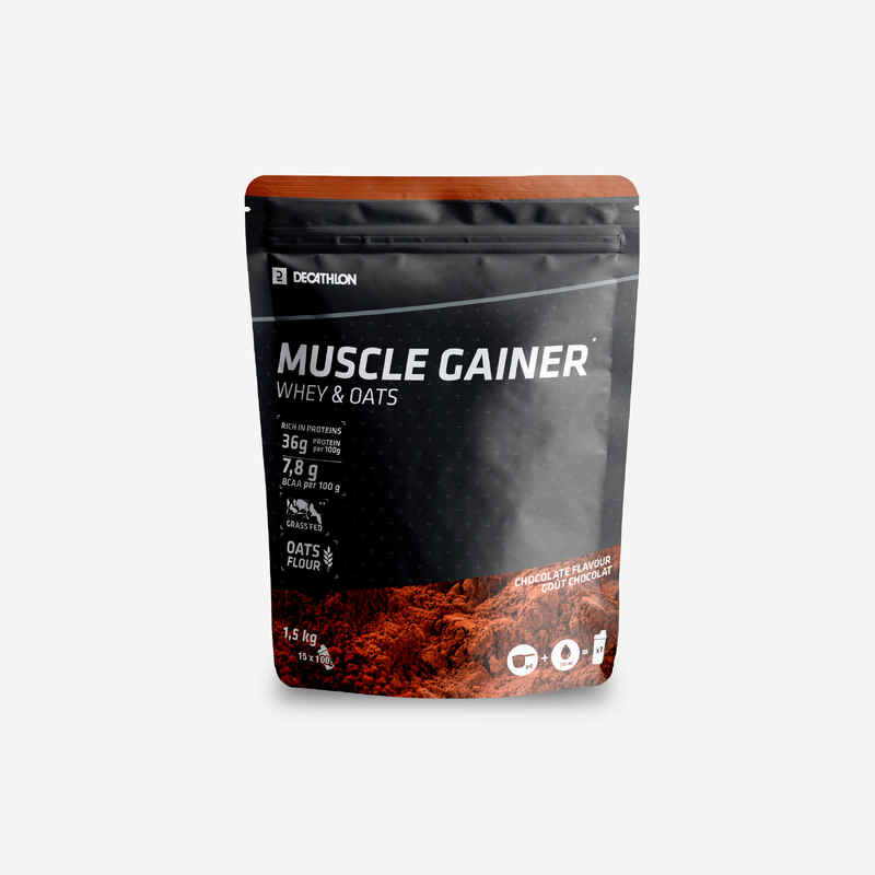 Muscle gainer Ορός γάλακτος & Βρώμη - Σοκολάτα 1,5 kg
