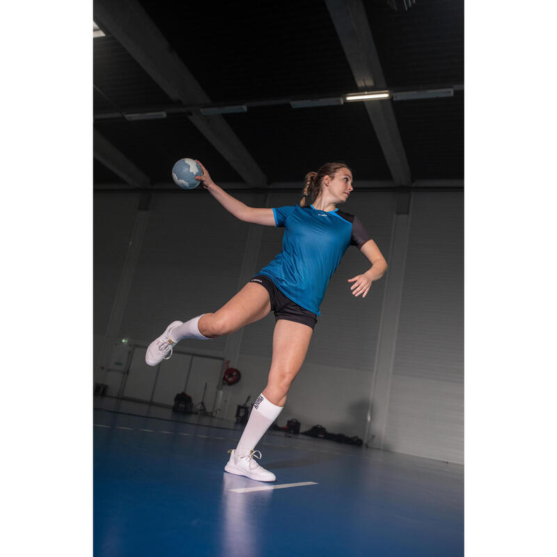 Damen/Herren Handball Hallenschuhe - H500 Faster weiss 