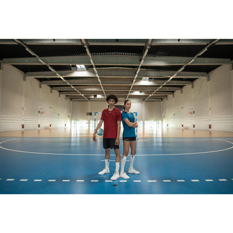 Damen/Herren Handball Hallenschuhe - H500 Faster weiss 