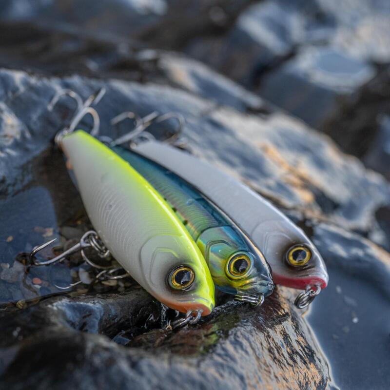 Poisson nageur WIZDOM 95F Bleu sardine pêche au leurre en mer