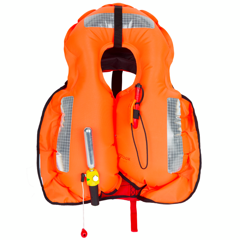 Gilet De Sauvetage Gonflable Automatique 170N Avec Harnais DECKVEST UML