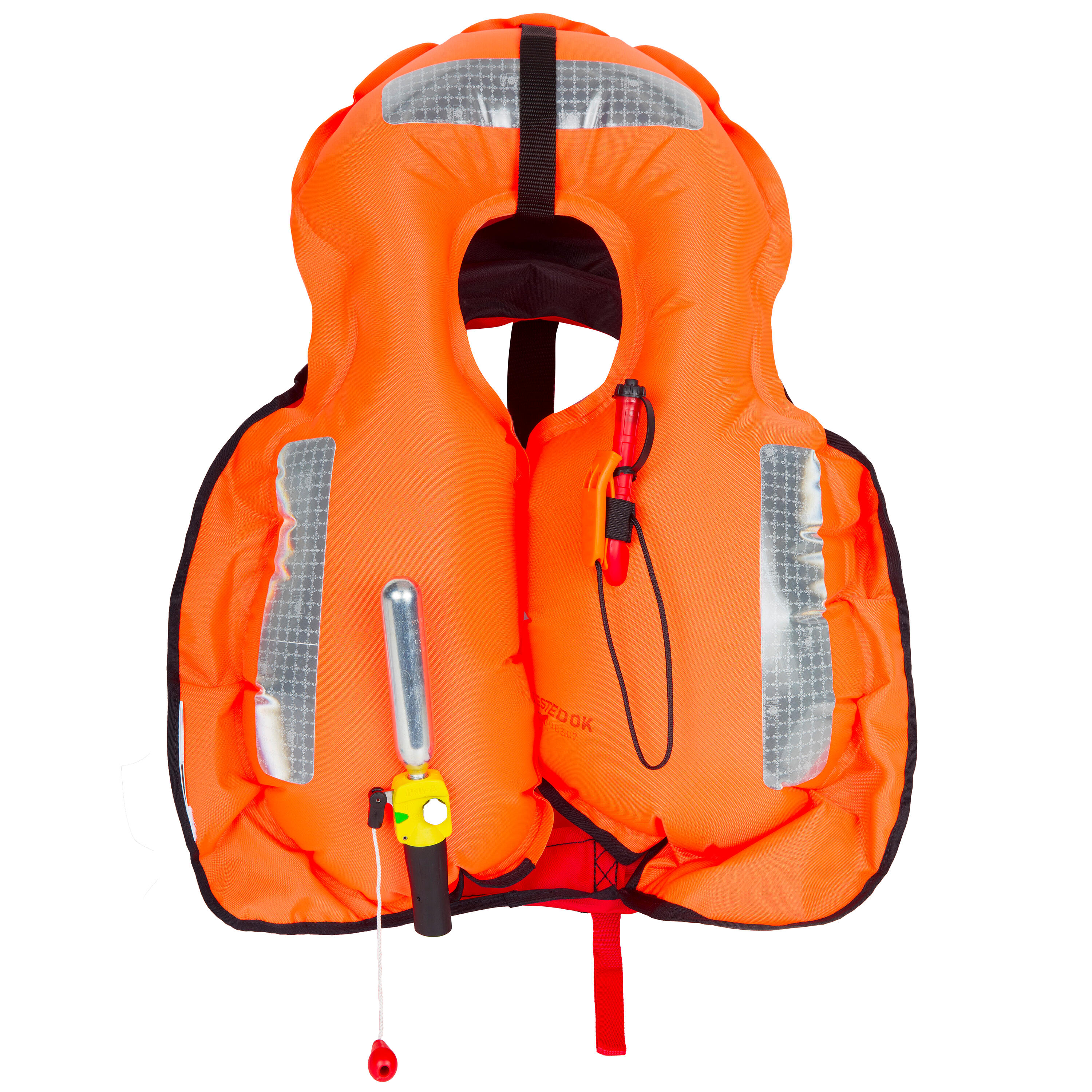 Adult's Sailing Inflatable Life Jacket LJ 150N AIR - Red 2/10