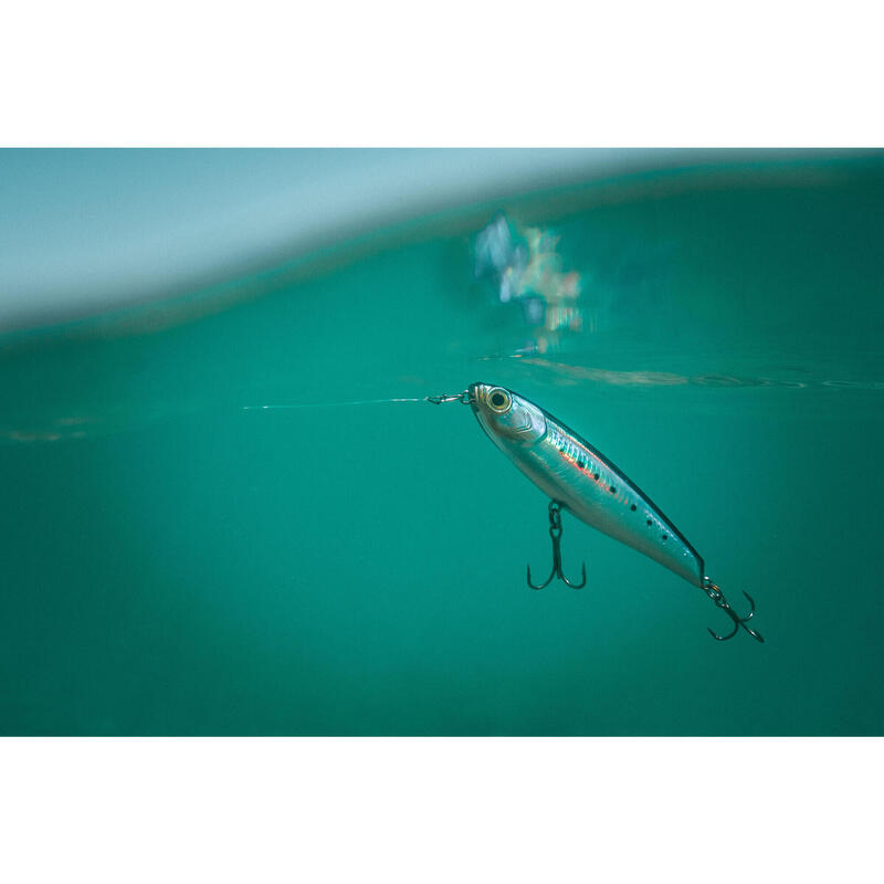 Poisson nageur WIZDOM 95F Bleu sardine pêche au leurre en mer