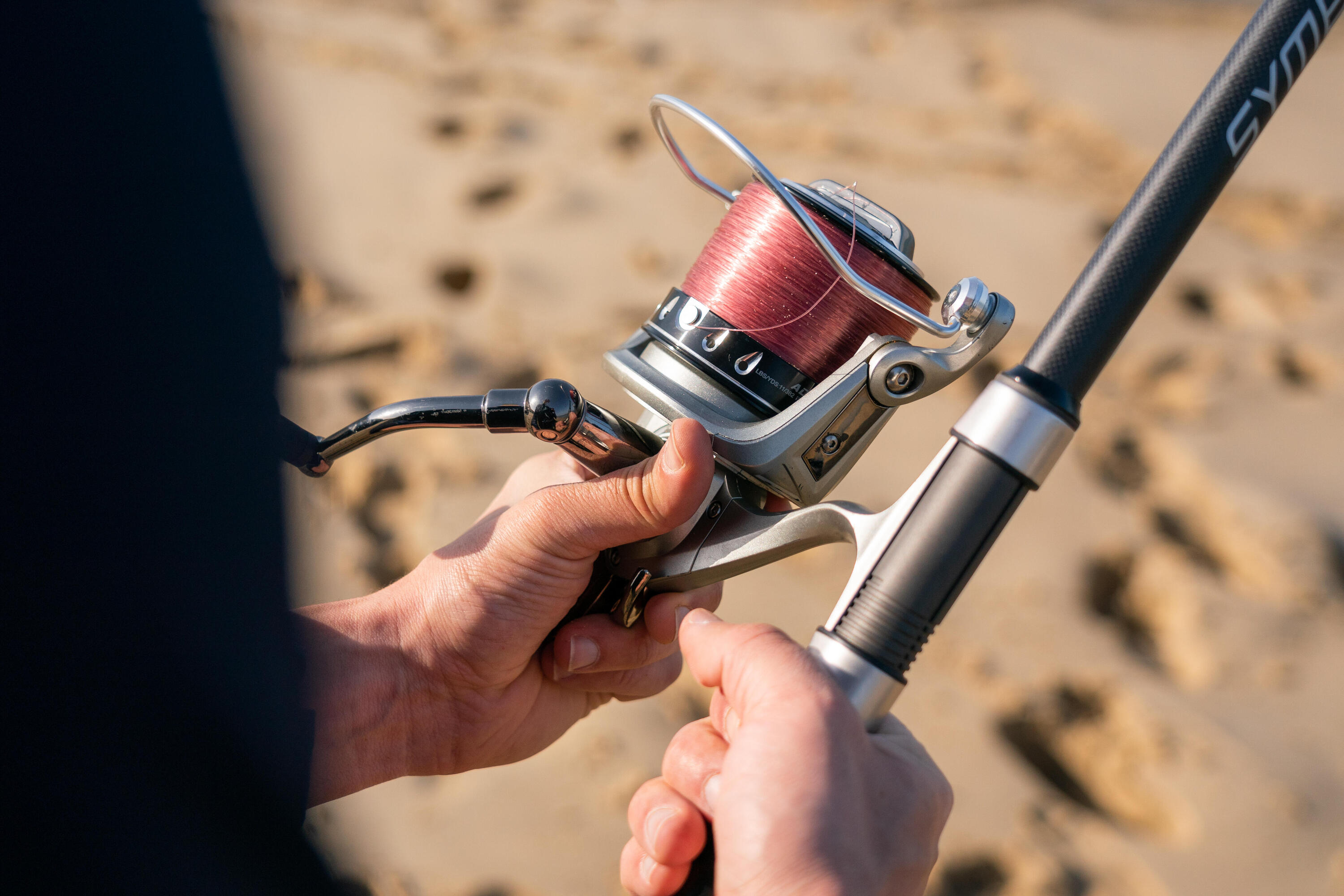 Fil pêche en surfcasting Cerise SYMBIOS 4/6