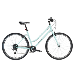 VELO TOUT CHEMIN RIVERSIDE 120 ENJAMBEMENT BAS vert pastel