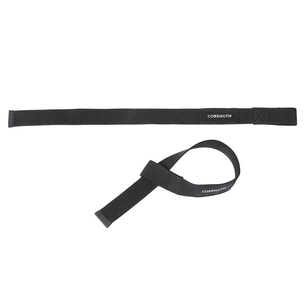 Weight Training Lifting Strap - Black