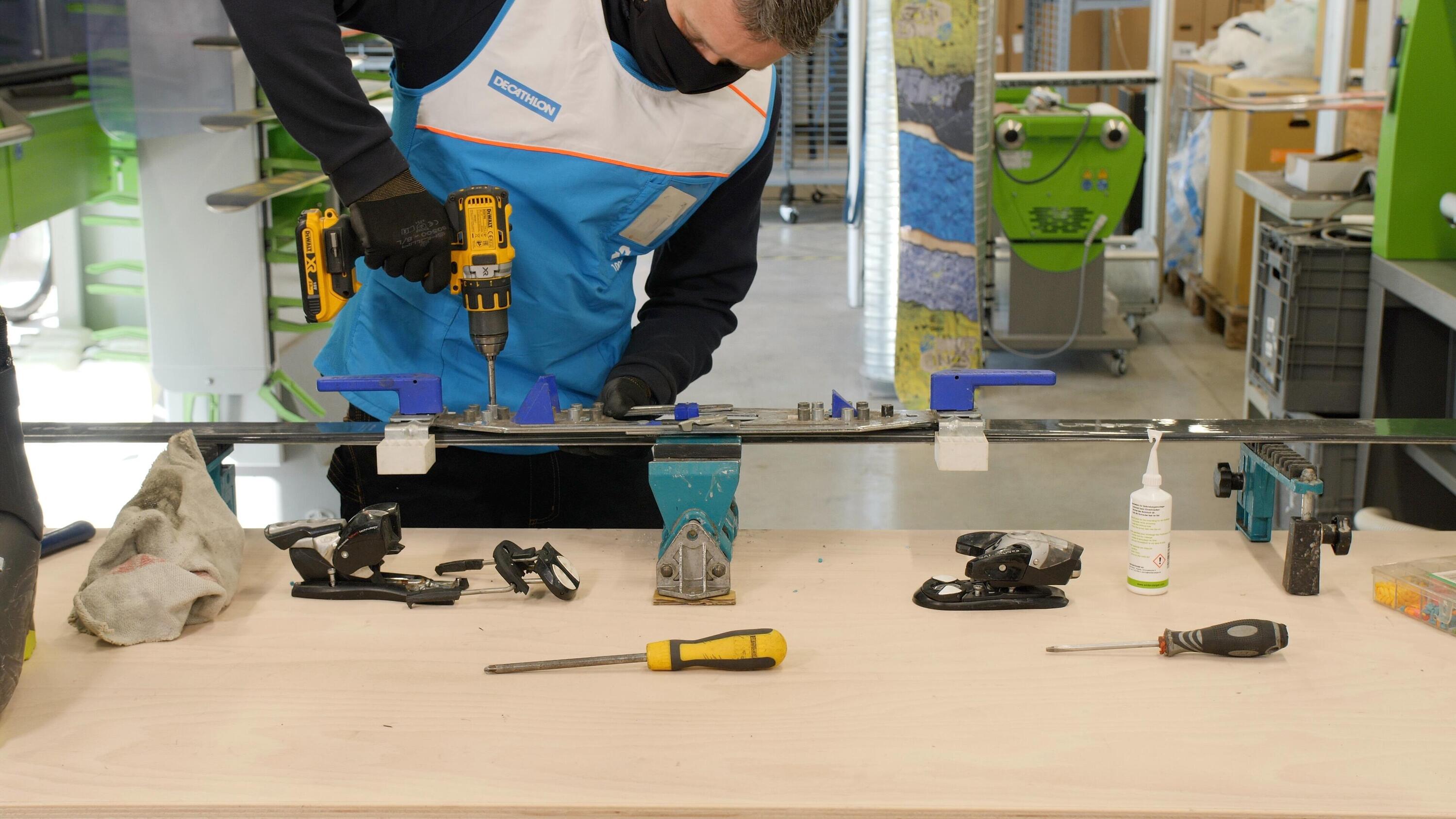 WORKSHOP Skibindung versetzen