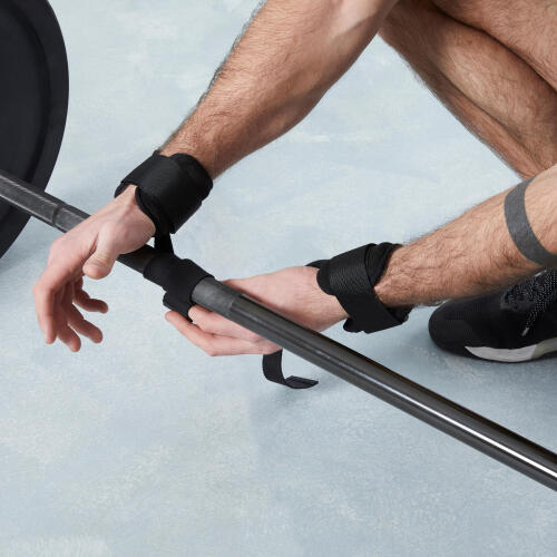 Bandes de Poignet Pro + Sangles de Tirage Musculation (Lot de 2