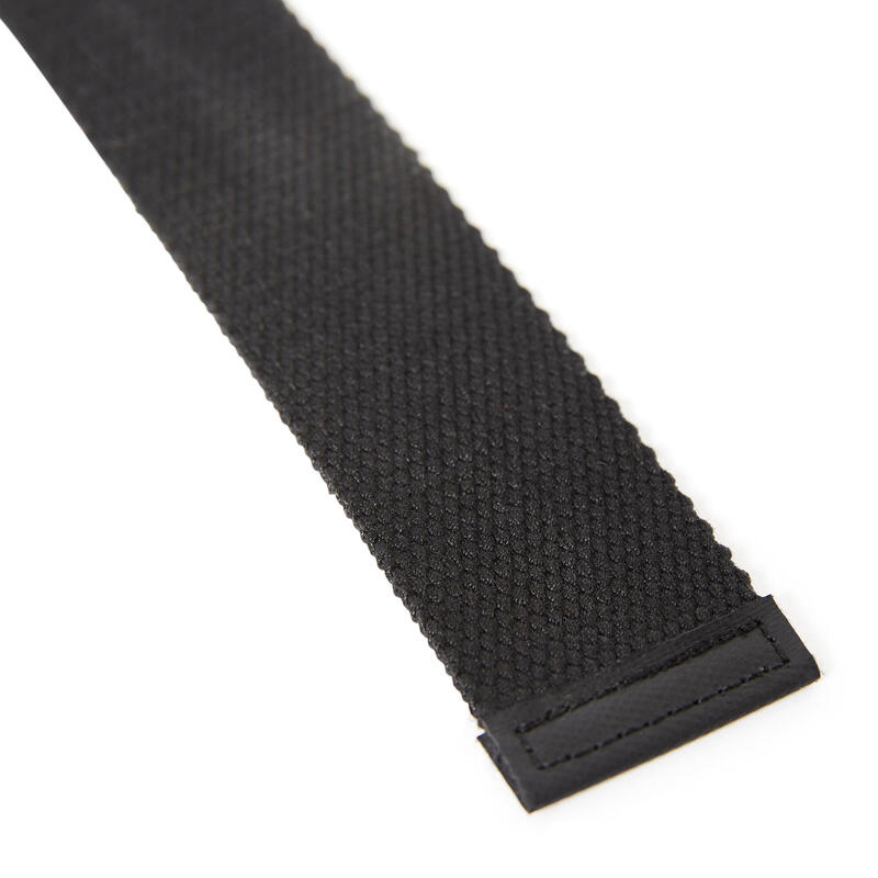 Lifting straps met polsband zwart