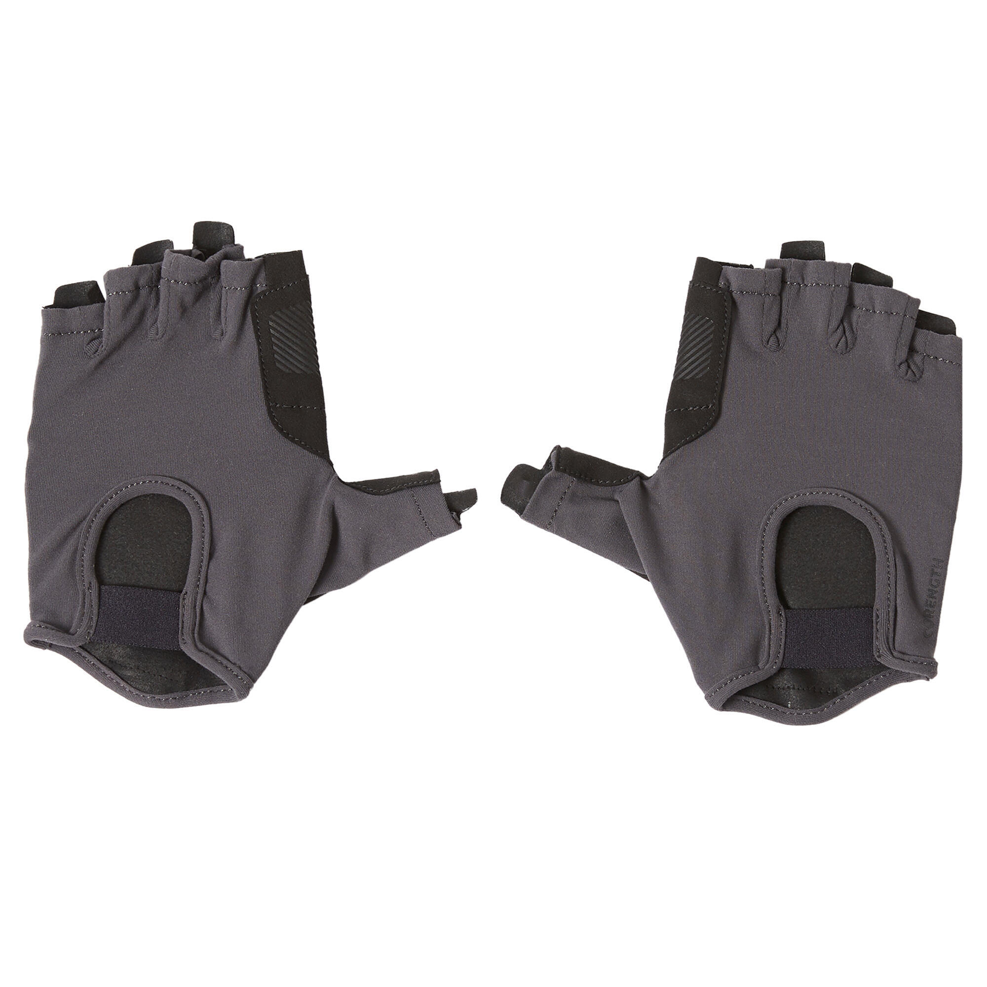 Women's Breathable Weight Training Gloves - Grey 1/4