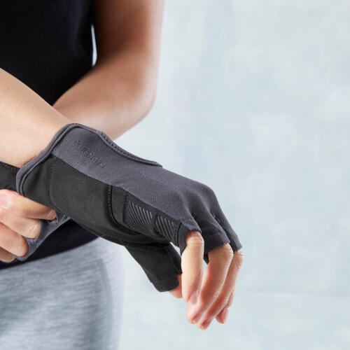 WOMEN'S VENTILATED WEIGHT TRAINING GLOVES GREY