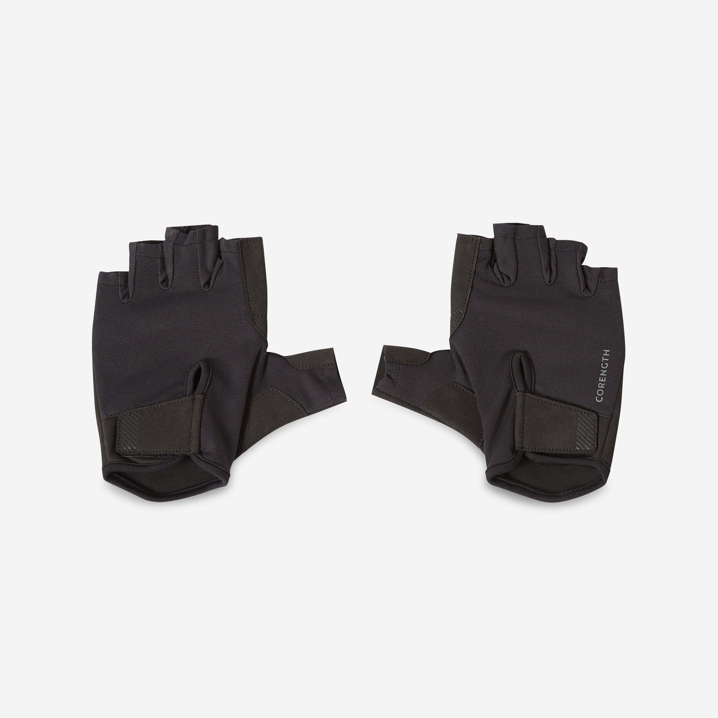 Weight Training Gloves 100, Lightweight, Breathable & Durable - Black -  1