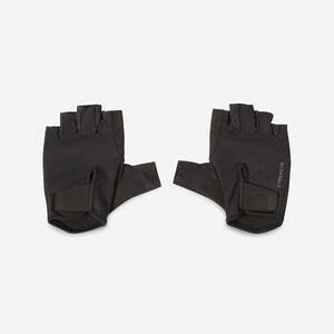 Weight Training Gloves 100, Lightweight, Breathable & Durable - Black