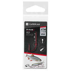 SINGLE RED UNMOUNTED HOOK PA HK 2 X10  FOR STILL FISHING