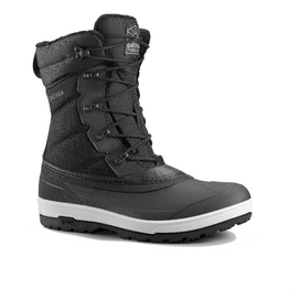 Bottes de randonnée neige chaudes imperméables homme, NH500 Haute noir