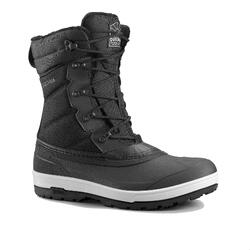 Bottes de randonnée neige chaudes imperméables homme, NH500 Haute marron