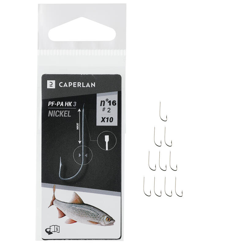 Amo semplice nickel non montato pesca al colpo PA HK 3 x10