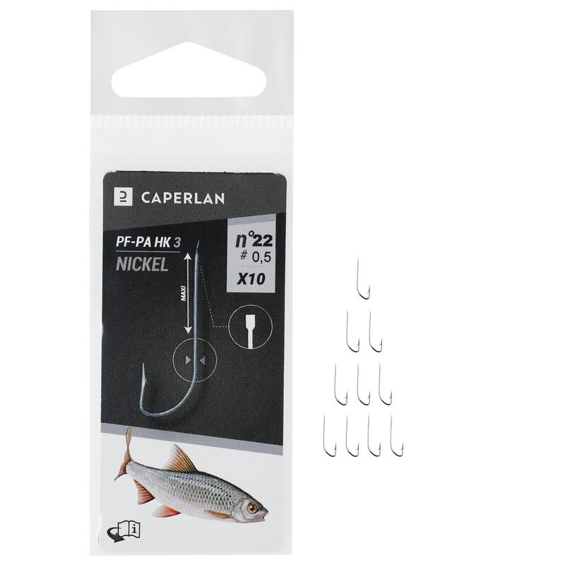 Amo semplice nickel non montato pesca al colpo PA HK 3 x10