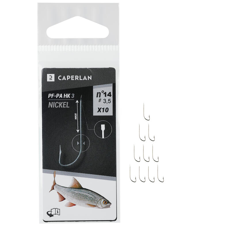 Amo semplice nickel non montato pesca al colpo PA HK 3 x10