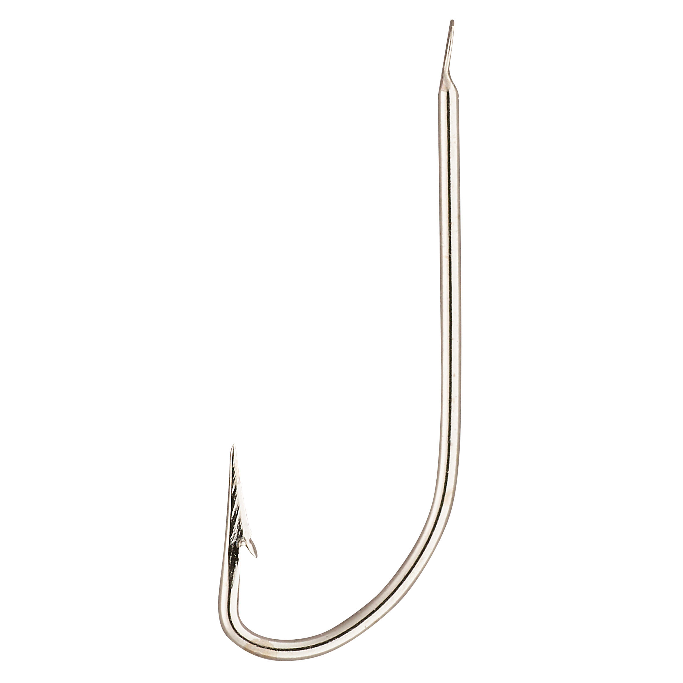 SINGLE NICKEL UNMOUNTED HOOK PA HK 3 X 10  FOR STILL FISHING 3/16